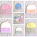 Babbity Hats in 3 colours pattern 
