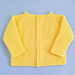 Mellow Yellow Baby Cardigan pattern