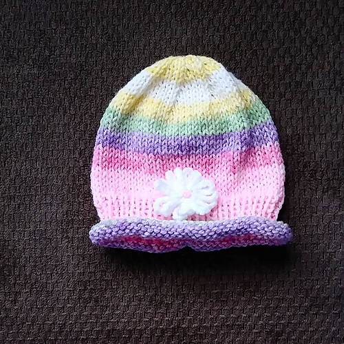 Ravelry Topsy Top Knot Hat pattern by marianna mel