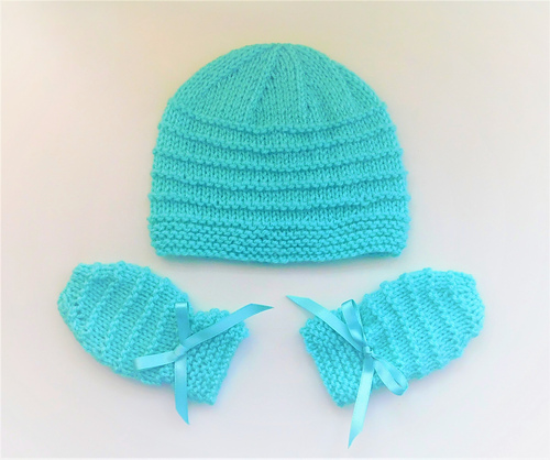 Kinzie Baby Hat and Mittens photo 1