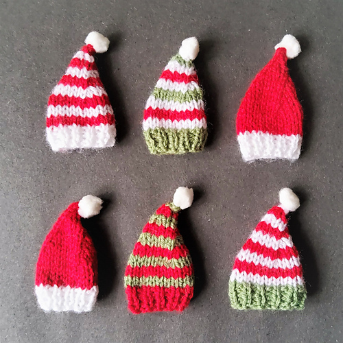 Mini Santa Hat & Elf Hat ~ for Ferrero Rocher