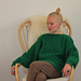 35-3 Cable Sweater, gloves and scarf photo 3