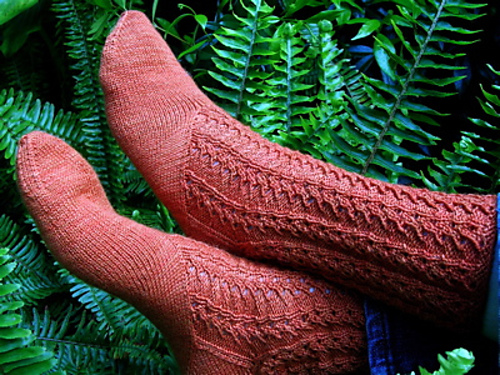 Ravelry: Ella's Tea Socks pattern by Marlowe Crawford