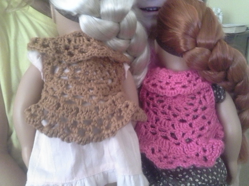 Doily Vest for 18 Inch Doll photo 2