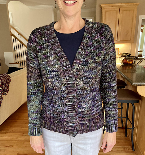 Crimson Cardigan - bymaryishooked