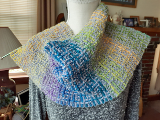 Noro Mosaic Cowl - at 28 inches