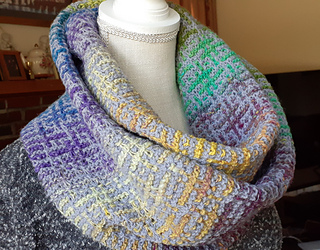 Noro Mosaic Cowl - complete