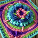 Water Lily Afghan Square pattern 