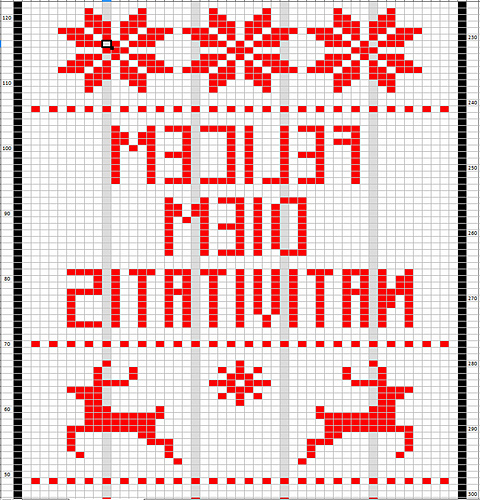 Fair isle Christmas Table Runner photo 9
