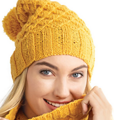 Knit from the brim up to perfectly frame your face.