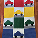 Colorful Car C2C Blanket pattern 