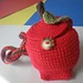 Red Delicious Apple Purse pattern 
