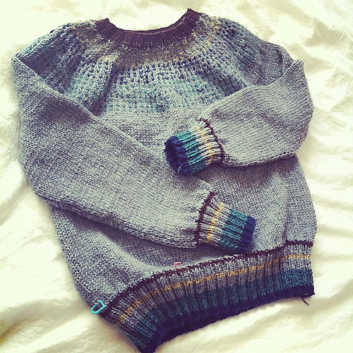 p.24 Crocus-colored Yoked Sweater クロッカス色のヨークセーター 다른 모습 5