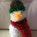 Christmas Sparkly snowman pattern 