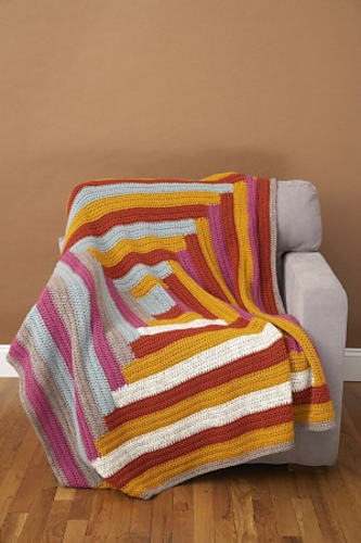Log Cabin Afghan #60639AD photo 1