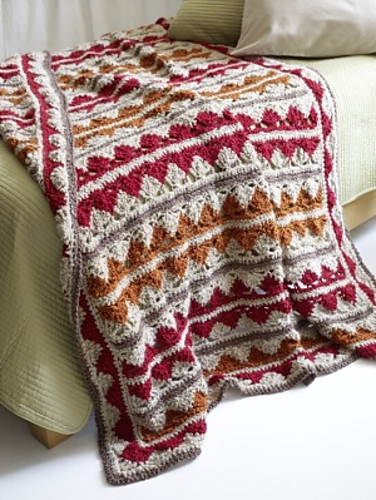 Zig Zag Afghan #80208AD photo 1