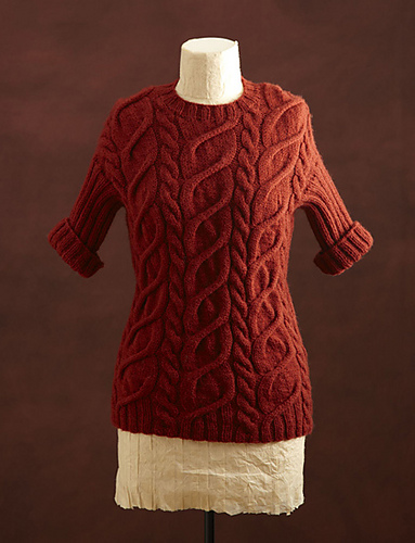 Cabled Pullover and Cowl photo 5