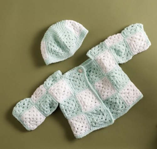 Brand New Baby Sweater and Hat photo 1