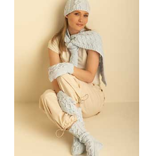 Cable Hat, Mittens, Scarf and Socks photo 1
