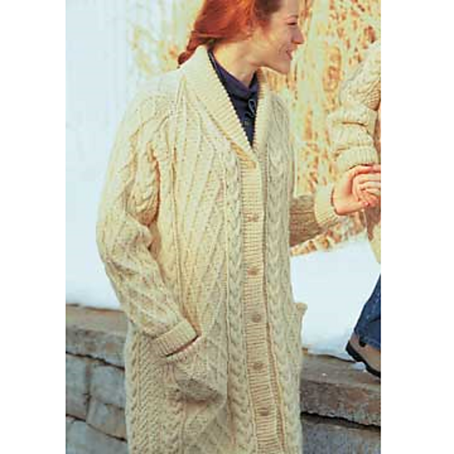 Ravelry ShawlCollar Jacket (Adults) pattern by Patons