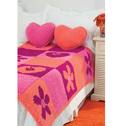 Hearts and Flowers Blanket photo 1