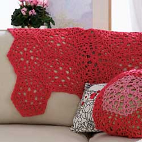 Cranberry Mousse Throw and Cushion (Cushion) photo 2