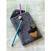 Felted Acorn Pencil Case pattern 