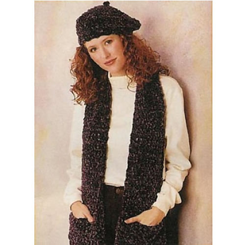 Pocket Scarf & Beret (Knit) photo 1