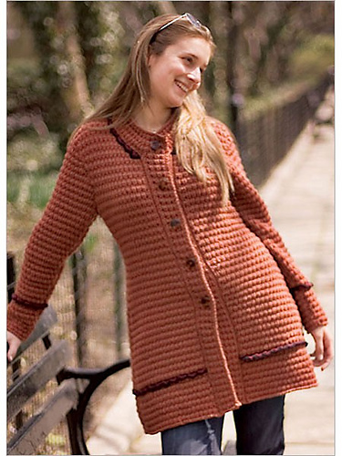 Ravelry: Textured Coat pattern by Mari Lynn Patrick