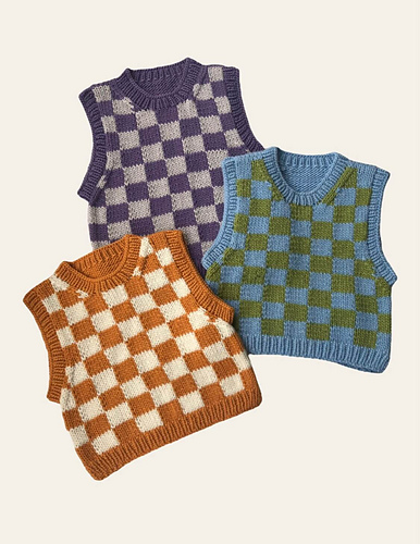 【HI FI FNK】Checker Knit Vest IMG_5785_medium.jpg