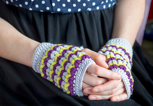 Neon Love Mitts - Juju Vail
