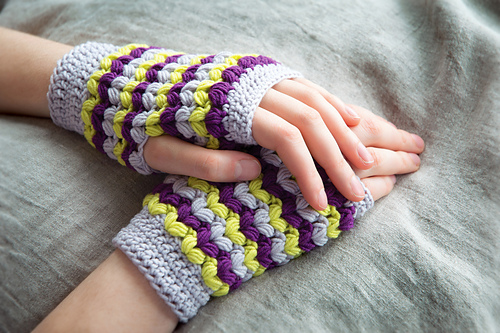 Neon Love Mitts - Juju Vail