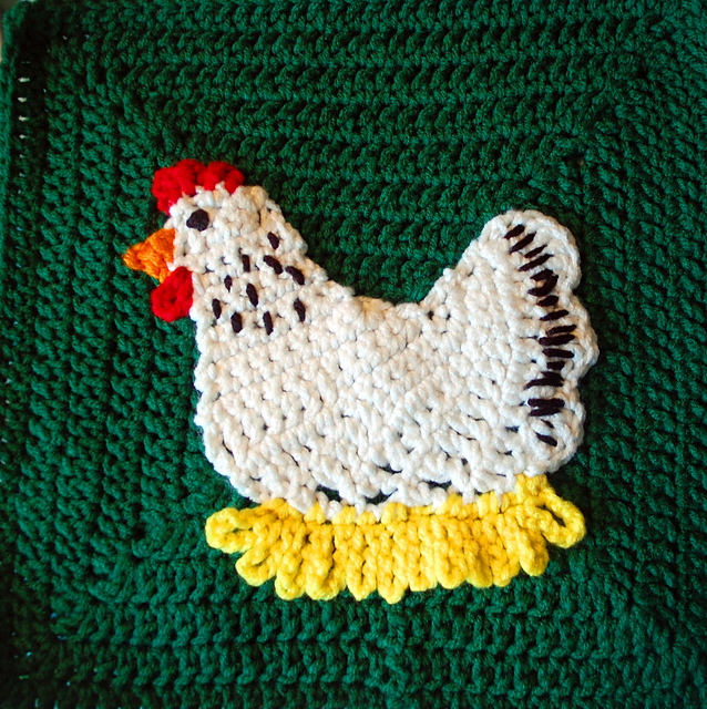Nesting Hen Applique