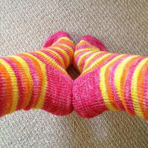 Ravelry Fish Lips Kiss Heel pattern by Sox Therapist