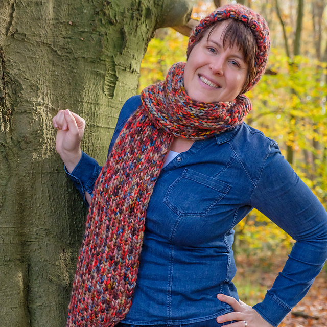 Ravelry The Easy Rib Scarf pattern by Judith Heller
