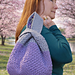Petal & Stone Knot Bag pattern 