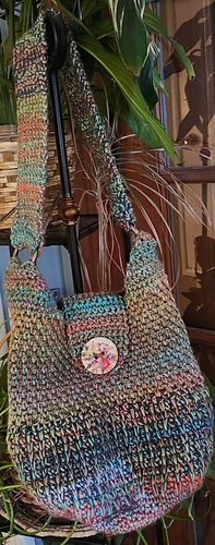 Caron Blossom Cakes & Lion Brand 24/7 Cotton 