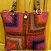 Felted Crochet Mitered-Square Tote Bag pattern 