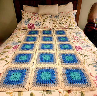 All 15 squares completed!