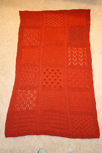 Bulky Sampler Blanket photo 2