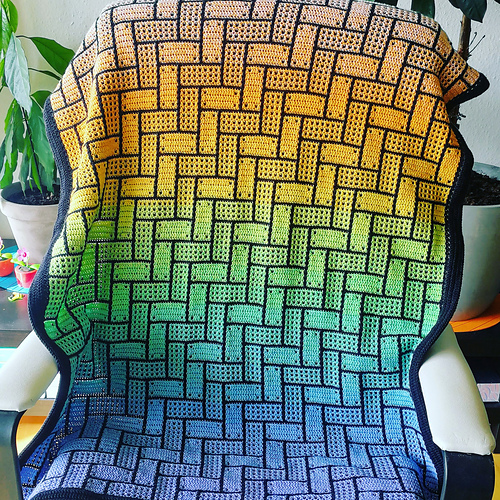 Ravelry Domino Blanket pattern by Mette Hesselbjerg