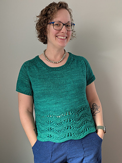 size 40" worn with 2" ease