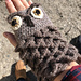 Crocodile Stitch Fingerless Gloves photo 3