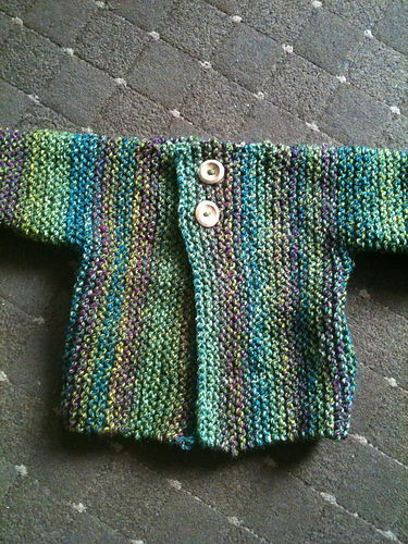 Rose Lichen Cardigan and Hat photo 3