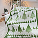 Winter Forest Mosaic Blanket pattern 