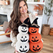 Jack-O'-Lantern Pumpkin Stack pattern 