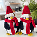 Merry & Bright Santa Penguin pattern