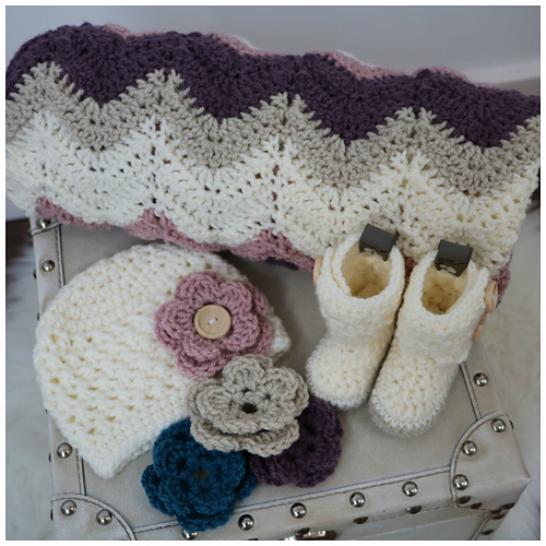 Dusty Rose Baby Set photo 6