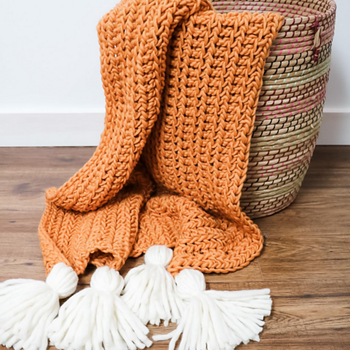 Ravelry: Hello Harvest Chunky Blanket pattern by MJ's Off The Hook Designs