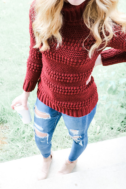 Cranberry Biscotti Turtleneck pattern 